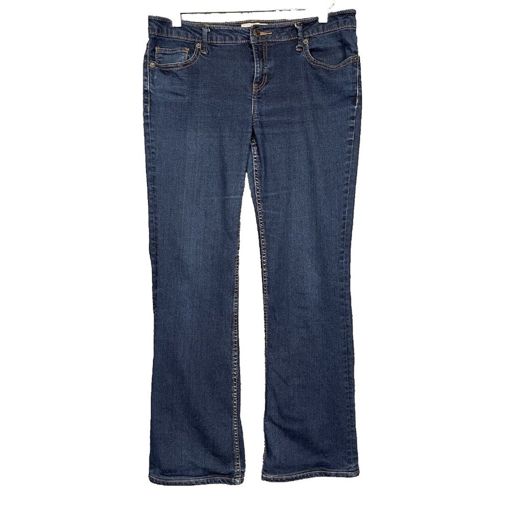 Banana Republic Jeans Womens 30‎ 10L Long Blue Boot Cut Fit Denim Cotton Stretch